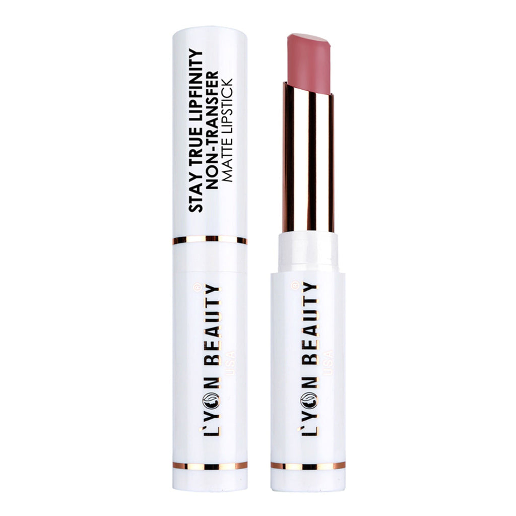 Lyon Beauty Stay True Lipfinity Non Transfer Matte Lipstick - Nude Rose 02