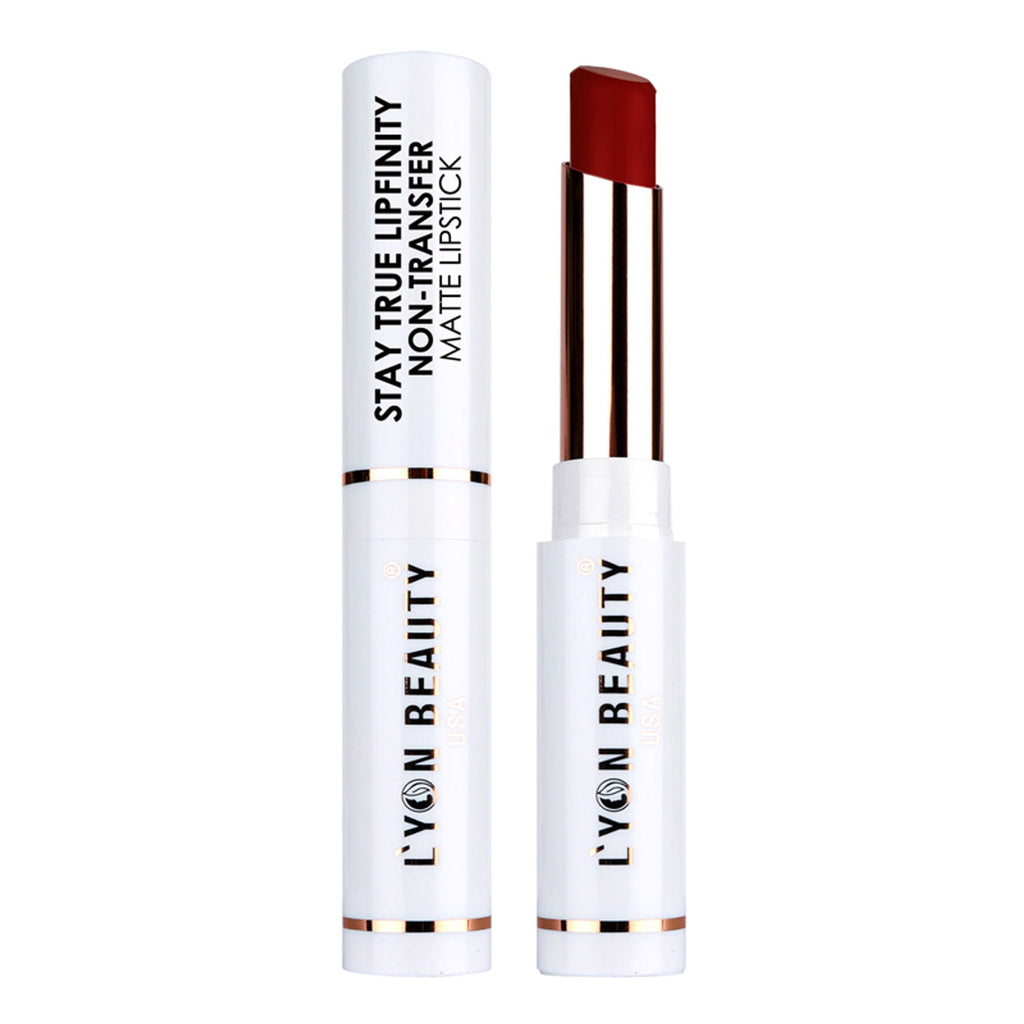 Lyon Beauty Stay True Lipfinity Non Transfer Matte Lipstick - Red Russian 09