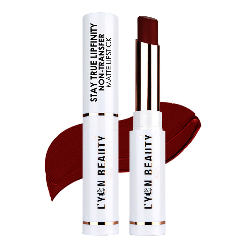 Lyon Beauty Stay True Lipfinity Non Transfer Matte Lipstick - Maroon 10