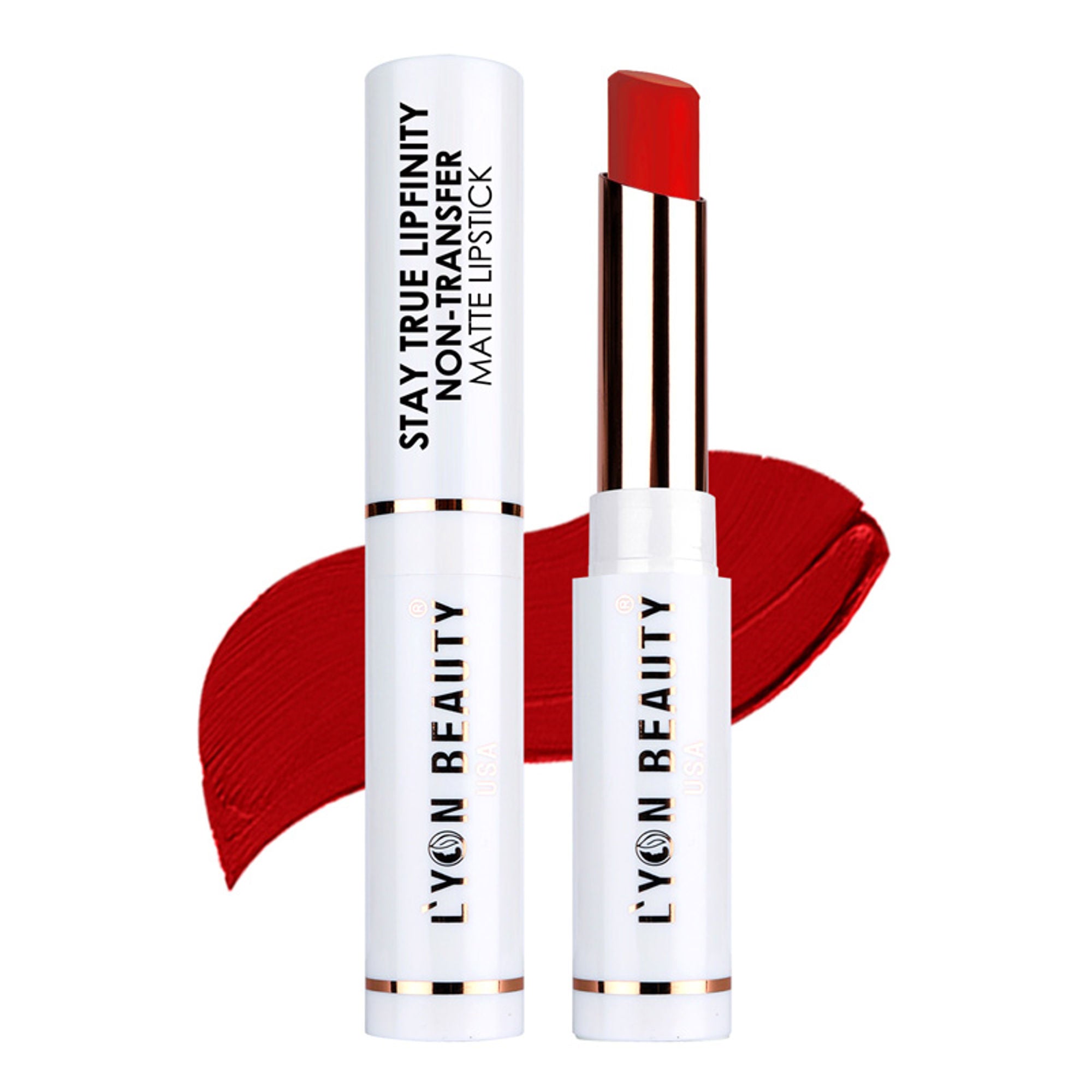 Lyon Beauty Stay True Lipfinity Non Transfer Matte Lipstick - Red Blossom 11