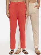 TAG 7 Women Pack of 2 Solid Leggings