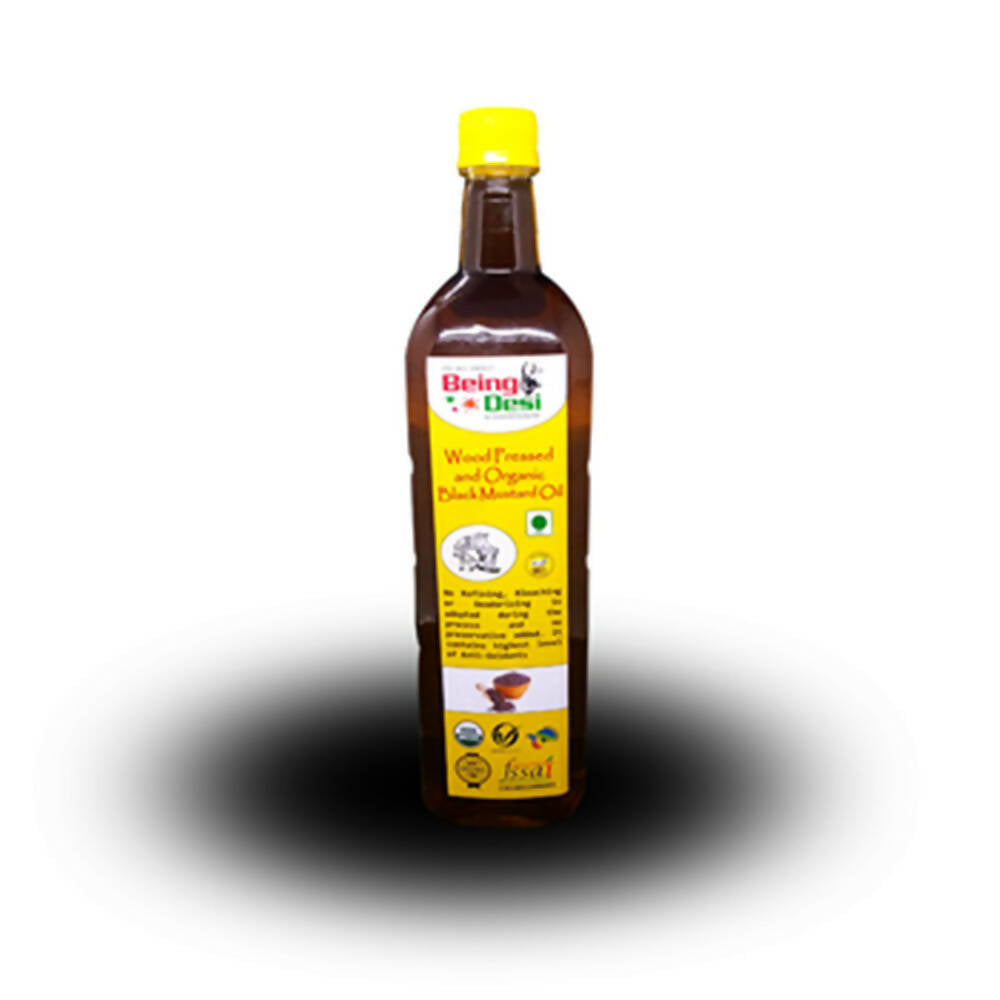 Being Desi Wood pressed Organic Black Mustard Oil - Distacart