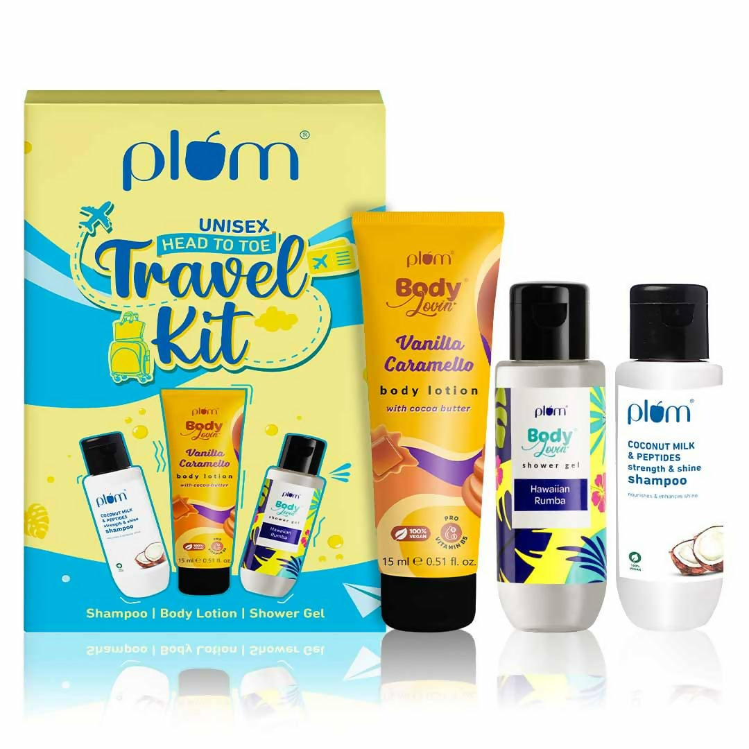 Plum Unisex Head To Toe Travel Kit