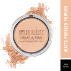 Swiss Beauty Prime & Fine Matte Pressed Powder - Warm Nude 05