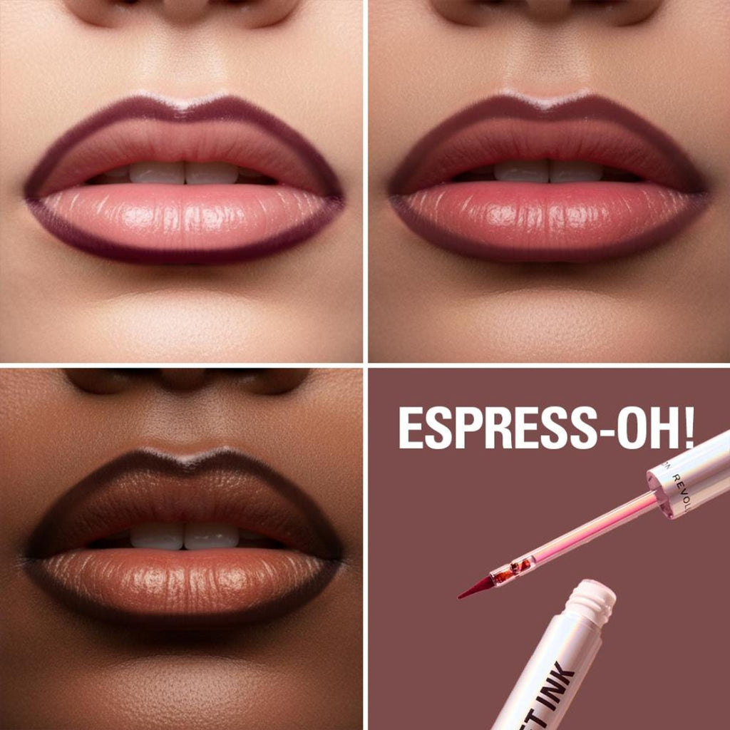 Makeup Revolution Lip Shift Ink Peel Off Lipliner Stain - Espress-Oh! - Distacart