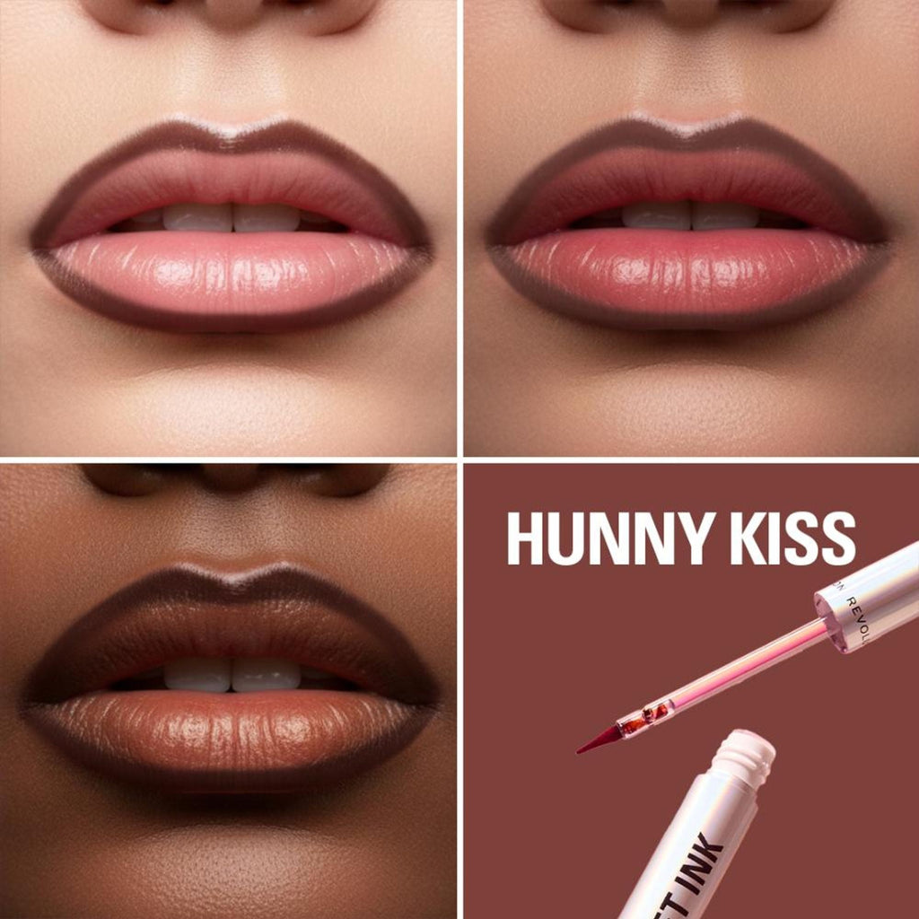 Makeup Revolution Lip Shift Ink Peel Off Lipliner Stain - Hunny Kiss - Distacart