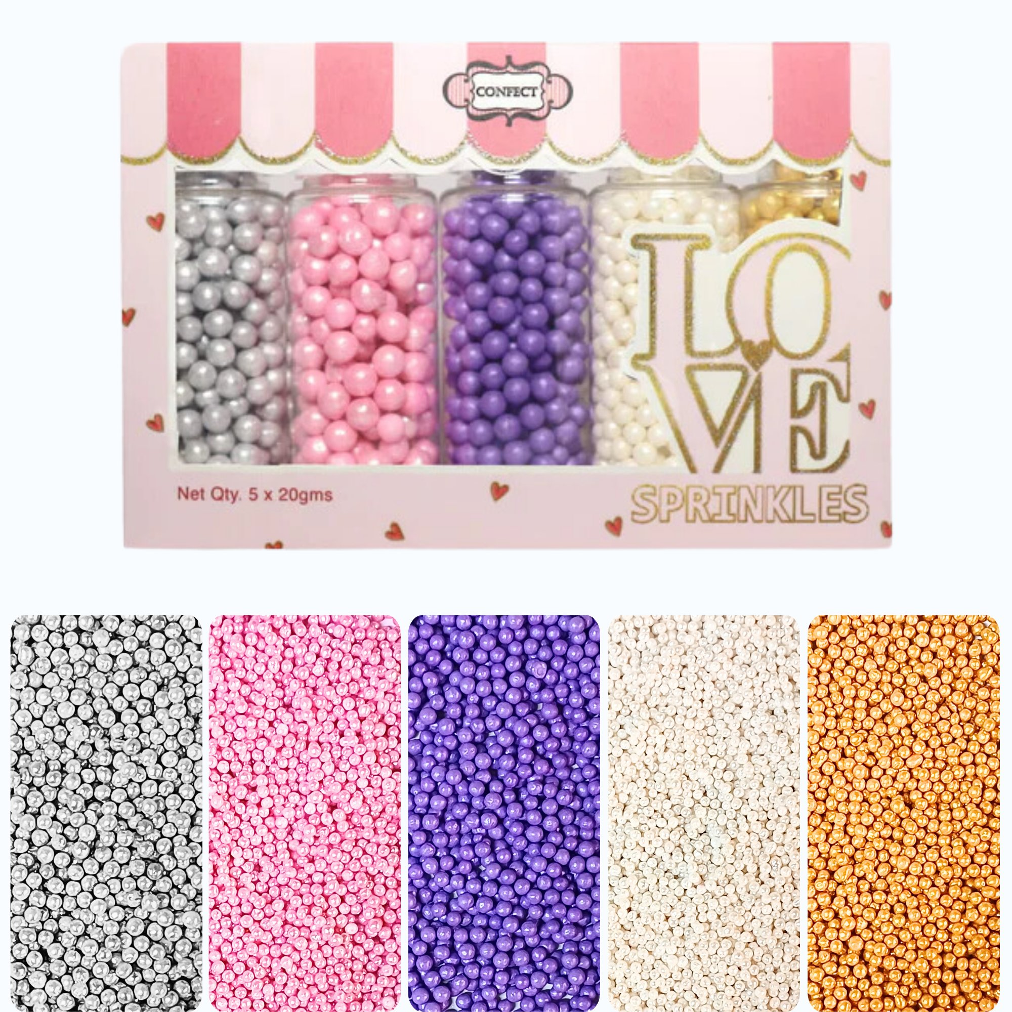 disco ball sprinkles db multipack 7 100 gms