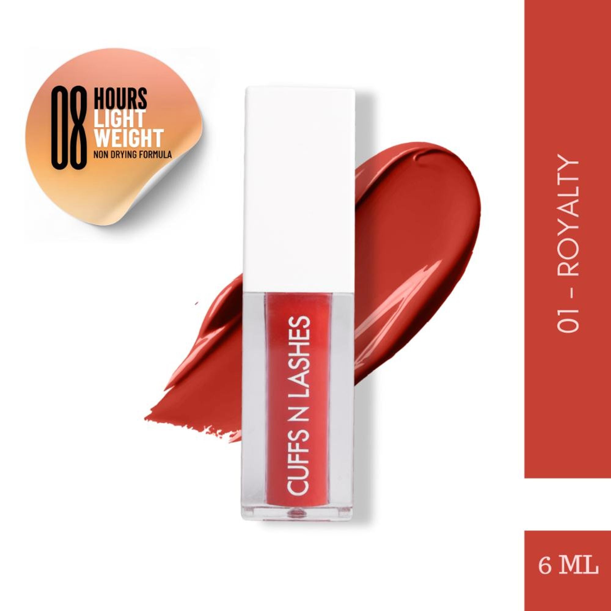 CUFFS N LASHES Matte Liquid Lipstick - 01 Royalty