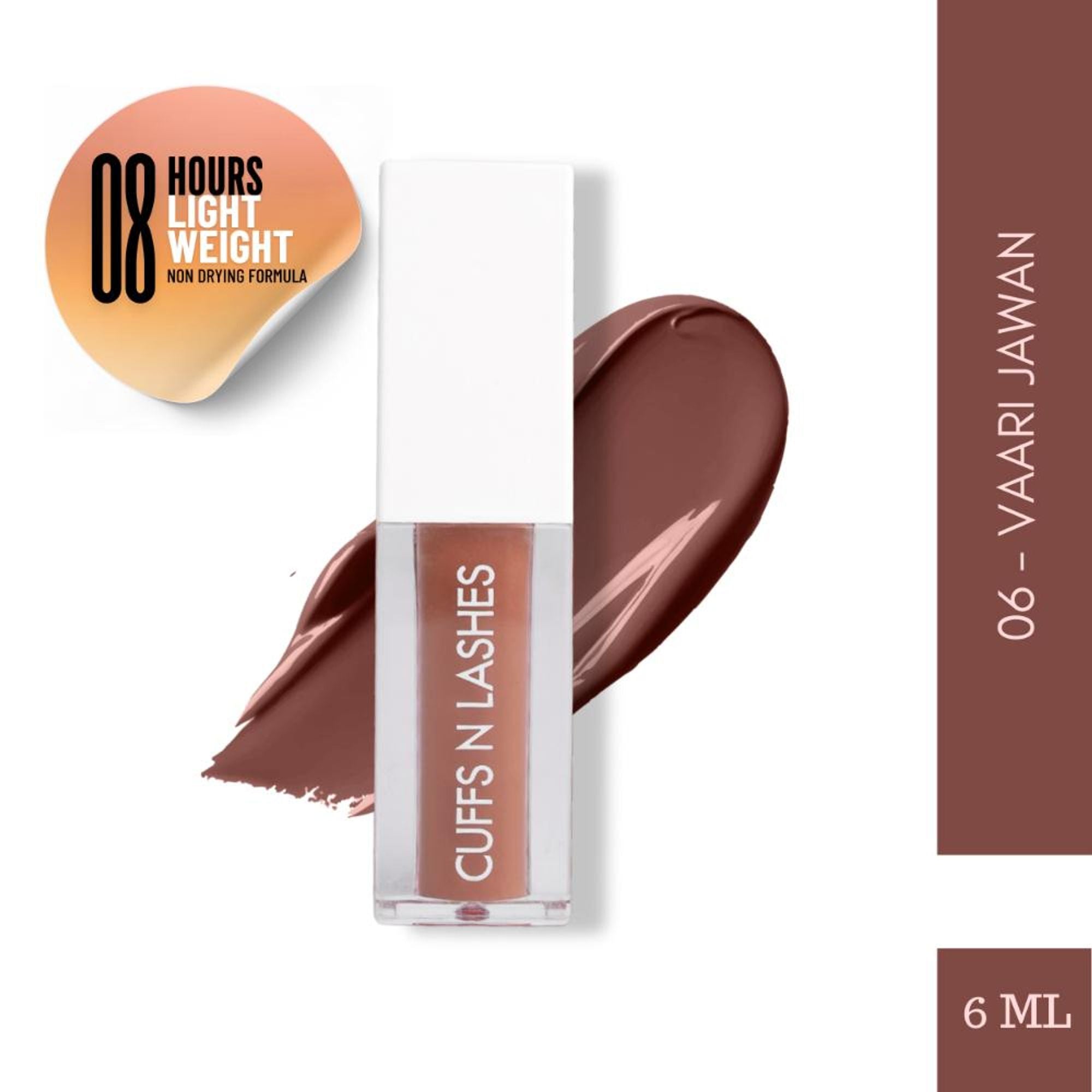 CUFFS N LASHES Matte Liquid Lipstick - 06 Vaari Jawan
