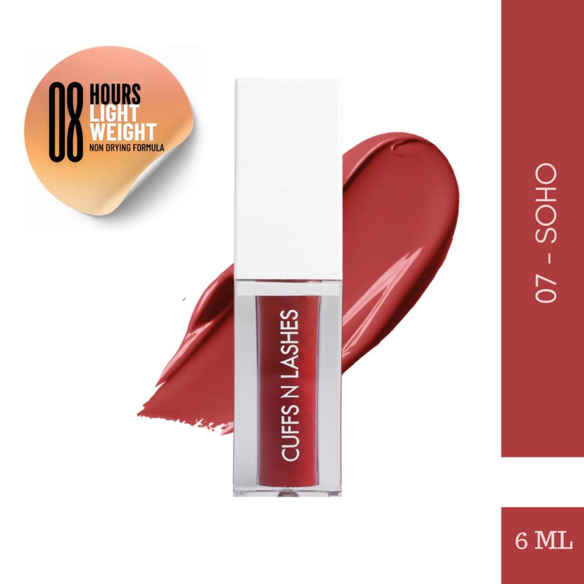 CUFFS N LASHES Matte Liquid Lipstick - 07 Soho