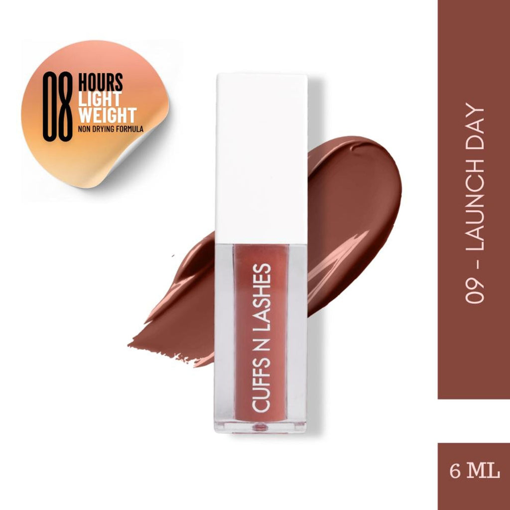 CUFFS N LASHES Matte Liquid Lipstick - 09 Launch Day