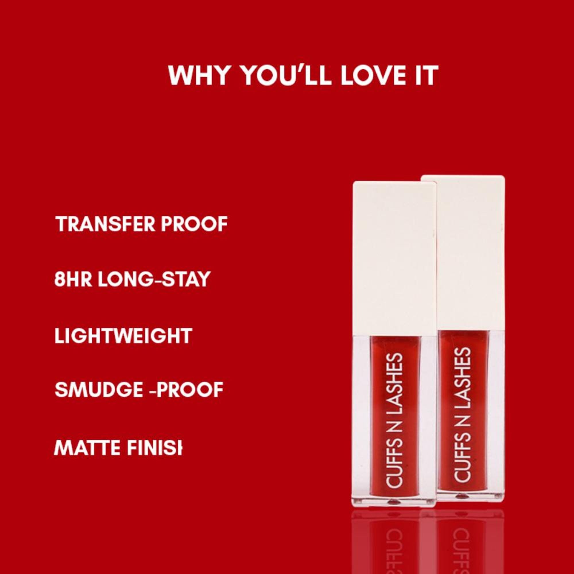 CUFFS N LASHES Matte Liquid Lipstick - 16 November - Distacart