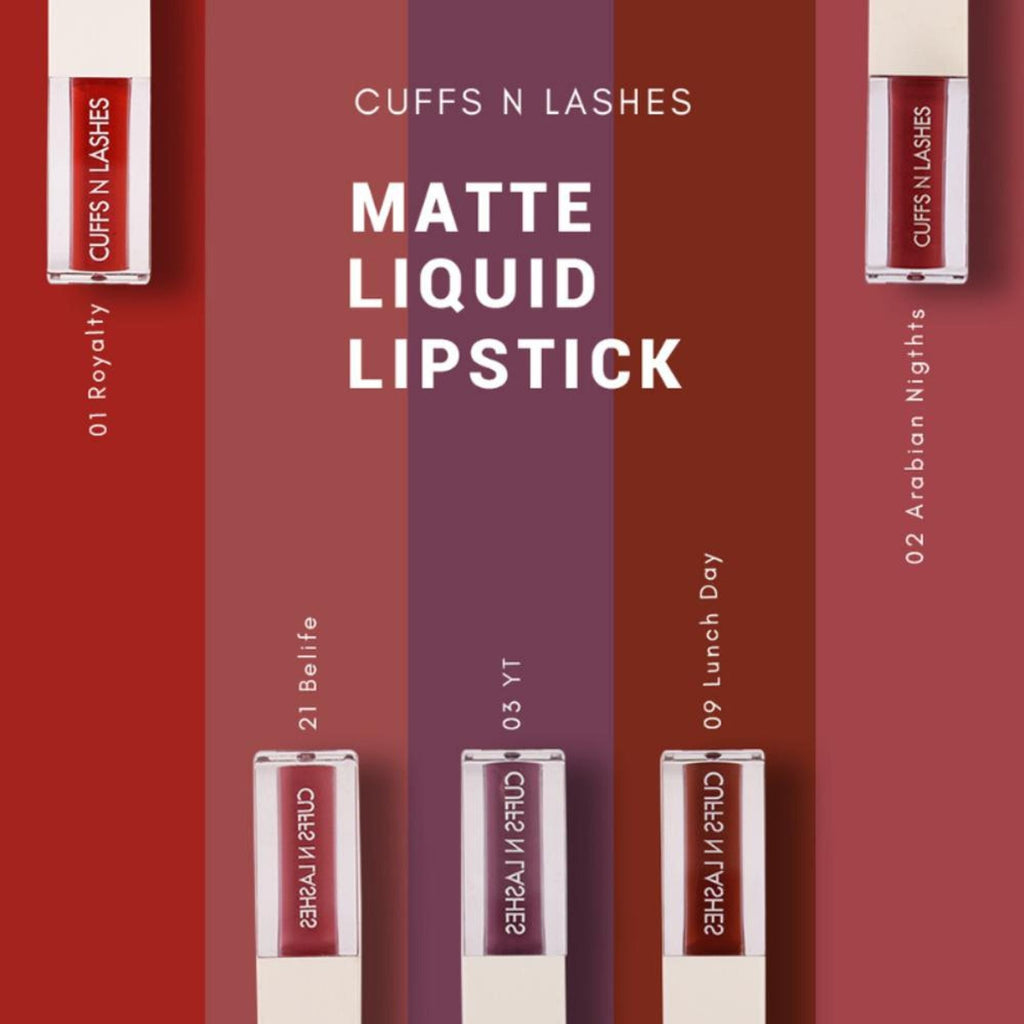 CUFFS N LASHES Matte Liquid Lipstick - 16 November - Distacart