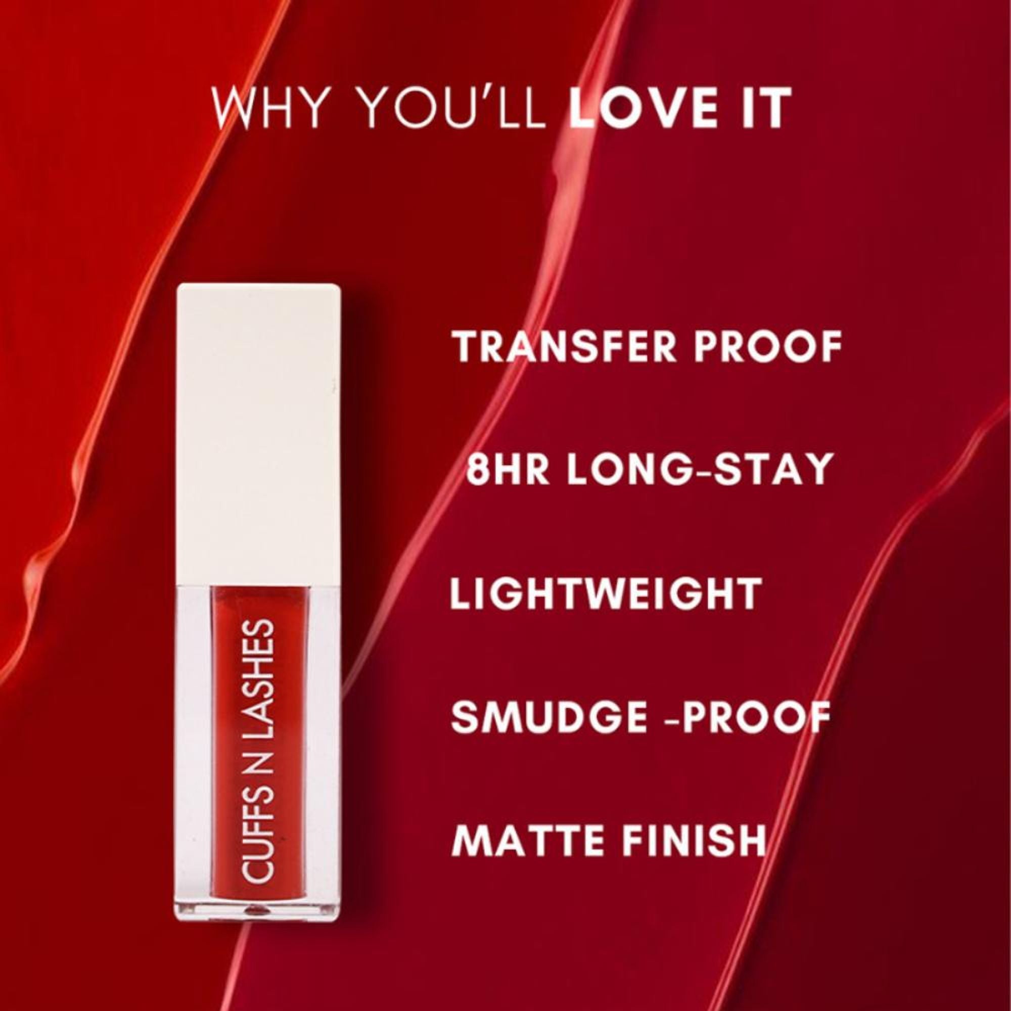 CUFFS N LASHES Matte Liquid Lipstick - 18 Luxe