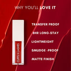 CUFFS N LASHES Matte Liquid Lipstick - 20 July