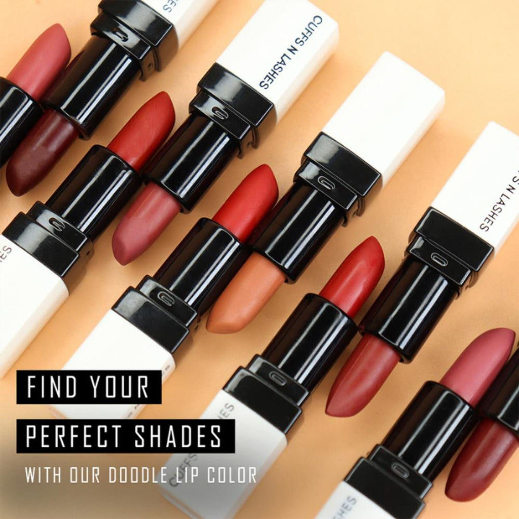 CUFFS N LASHES Doodle Lipstick Set - Set 04 - Distacart