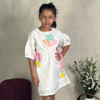 ArthLife Off-White Donuts Embroidered Dress