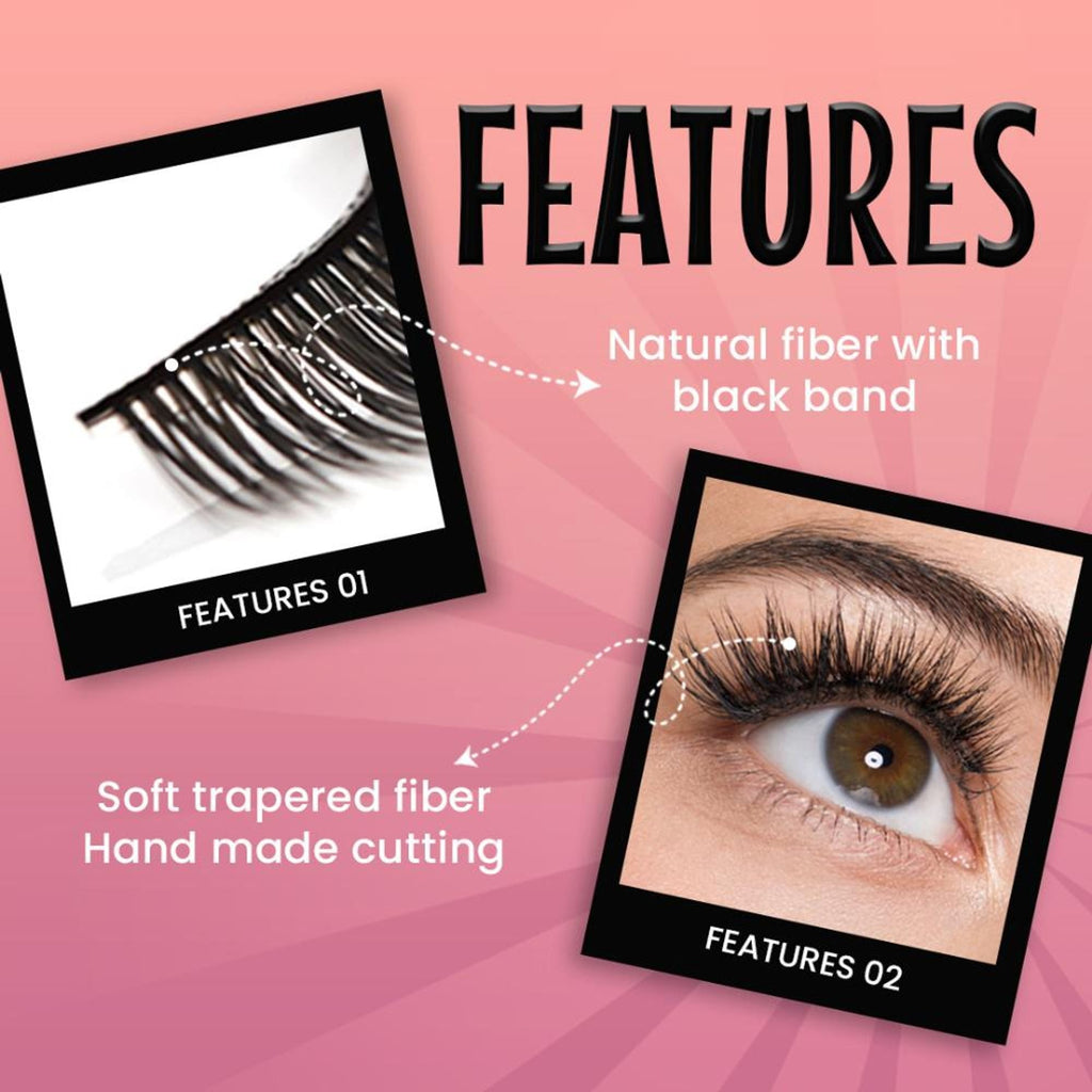 MARS Cosmetics Highlash False Eyelashes Set - 03 Natural Dramatic - Distacart