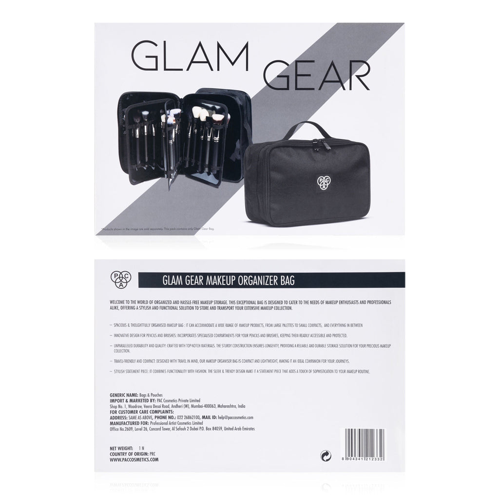 PAC Studio Glam Gear Makeup Organizer Bag