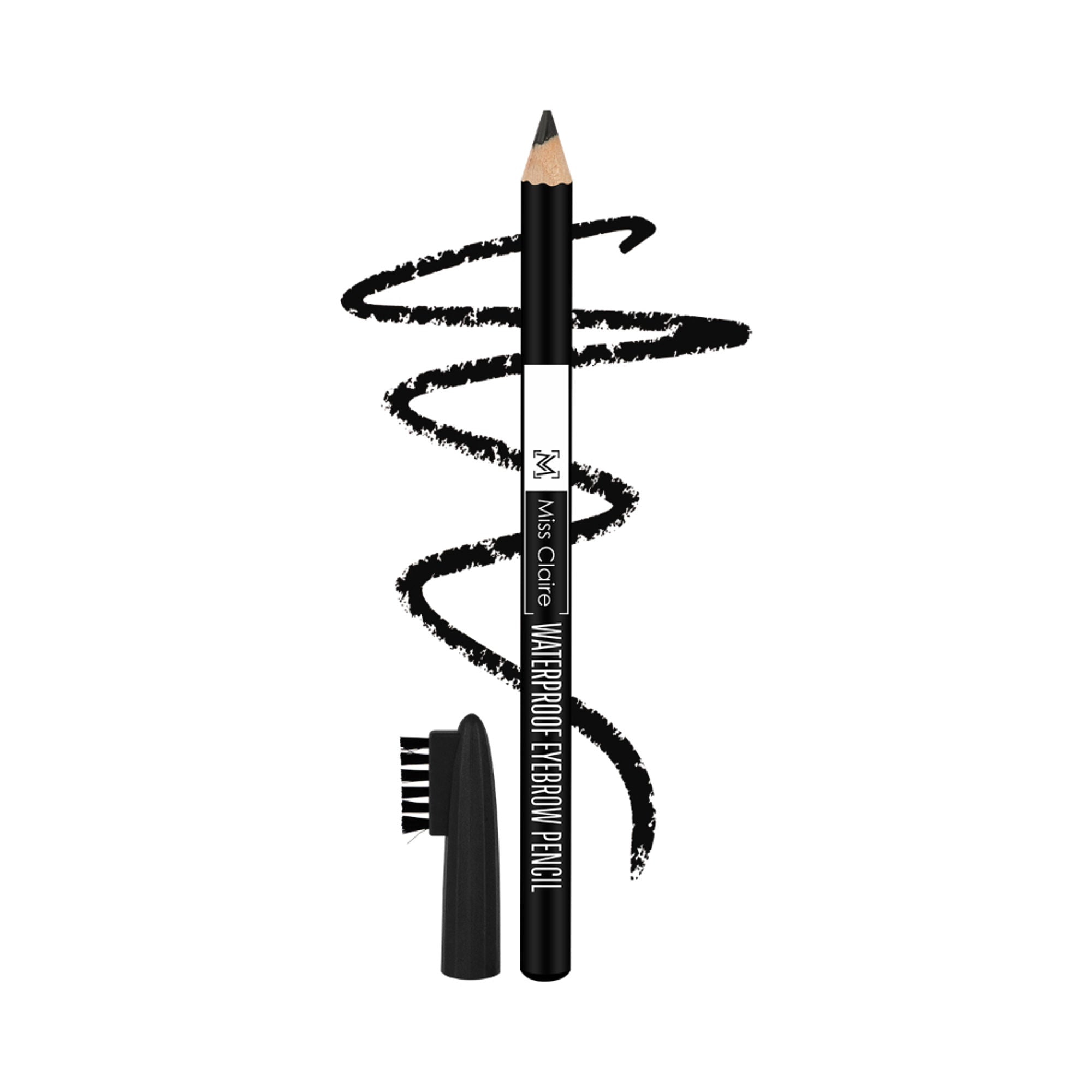 Miss Claire Waterproof Eyebrow Pencil - 01 Black