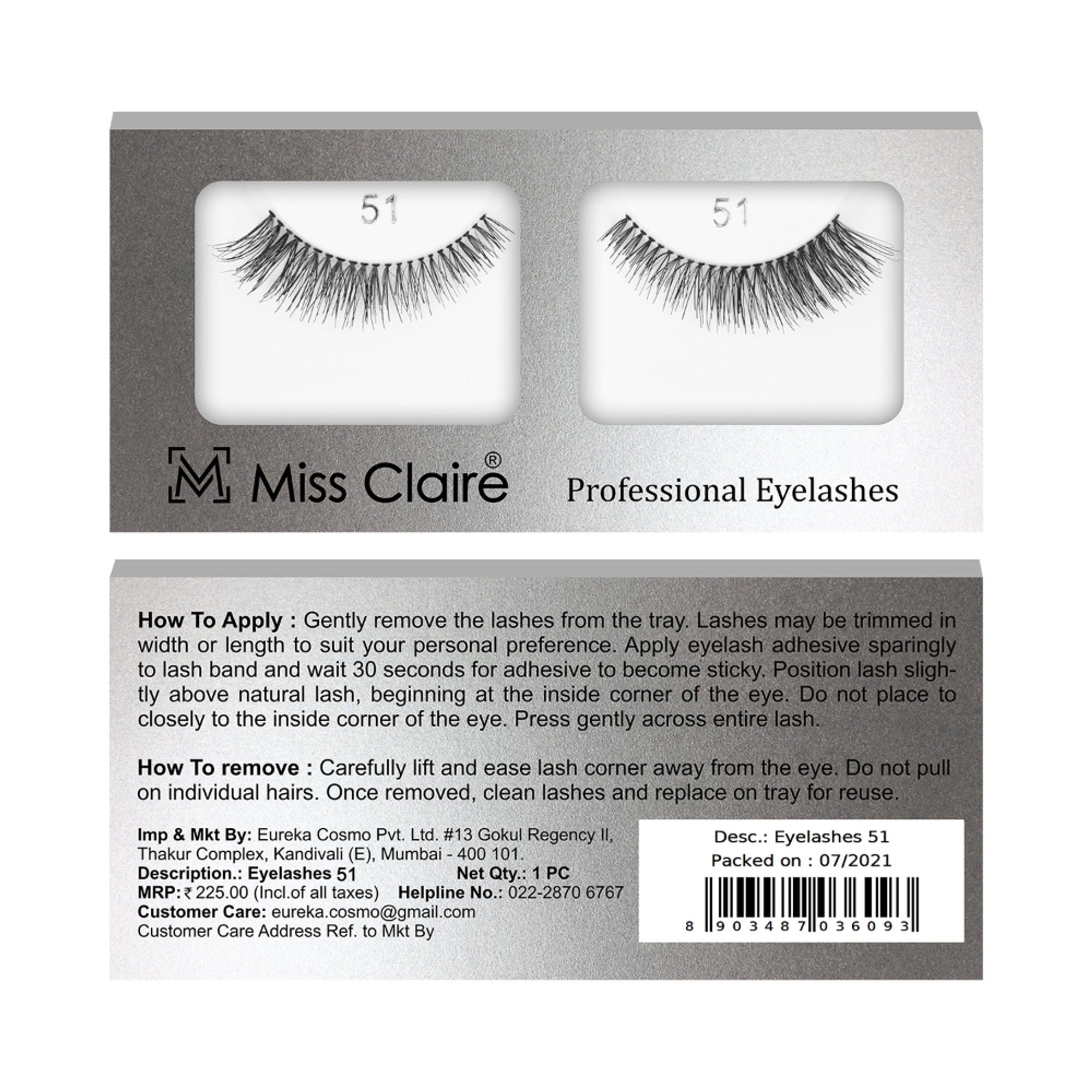Miss Claire Eyelashes - 51 - Distacart