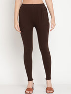 TAG 7 Pack of 2 Blue & Brown Ankle Length Leggings