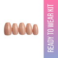 SOEZI Pastel Base Reusable Press On Nails - Application Kit