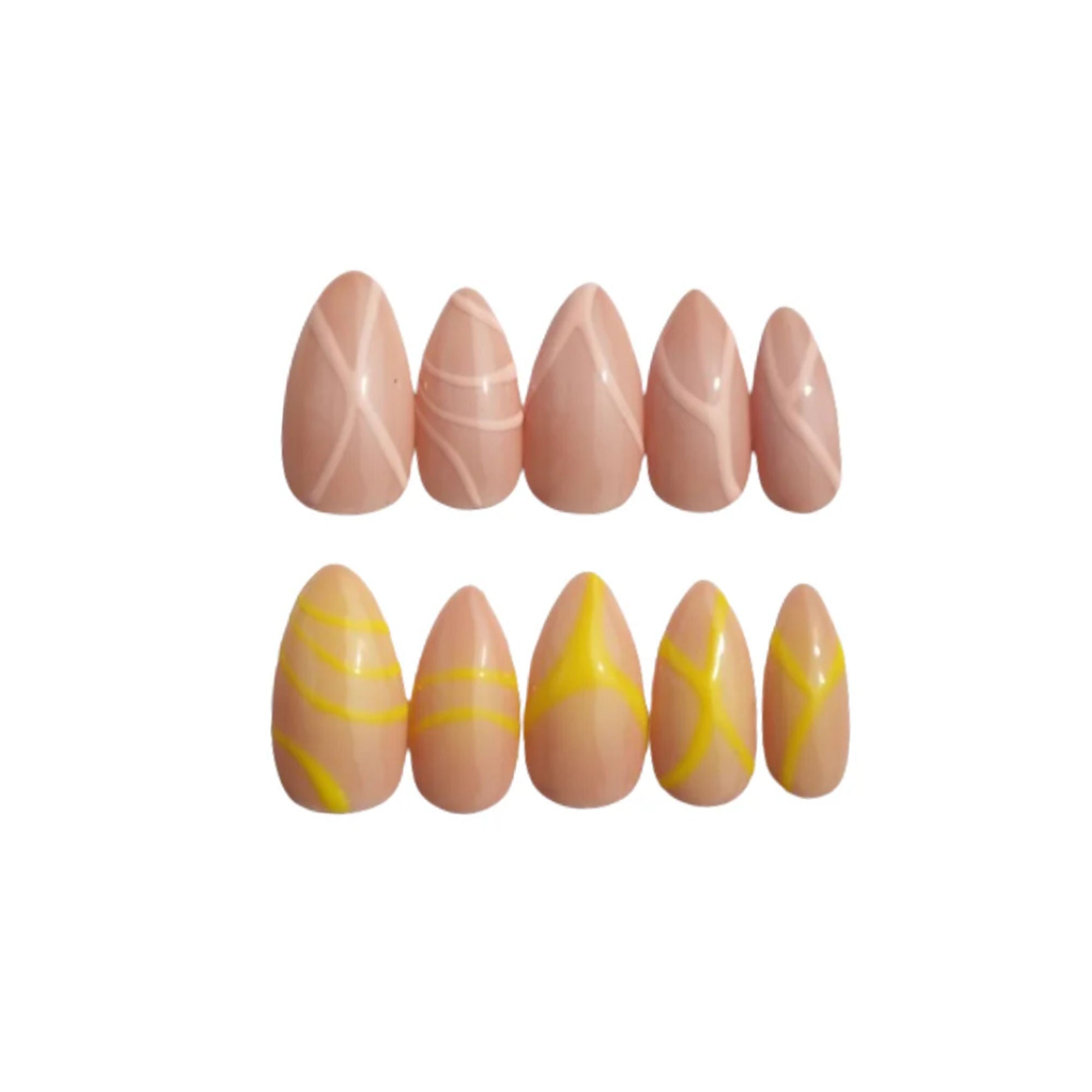 SOEZI Sunkissed Sunburn Reusable Press On Nails - Application Kit - Distacart