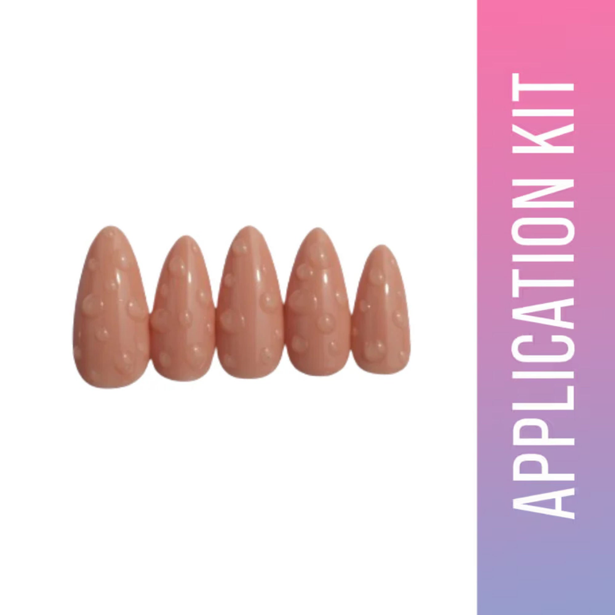 SOEZI Droplets Reusable Press On Nails - Application Kit