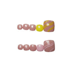 SOEZI Sunkissed Sunburn Toezi Reusable Press On Nails - Application Kit