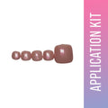 SOEZI Pastel Base Toezi Reusable Press On Nails - Application Kit
