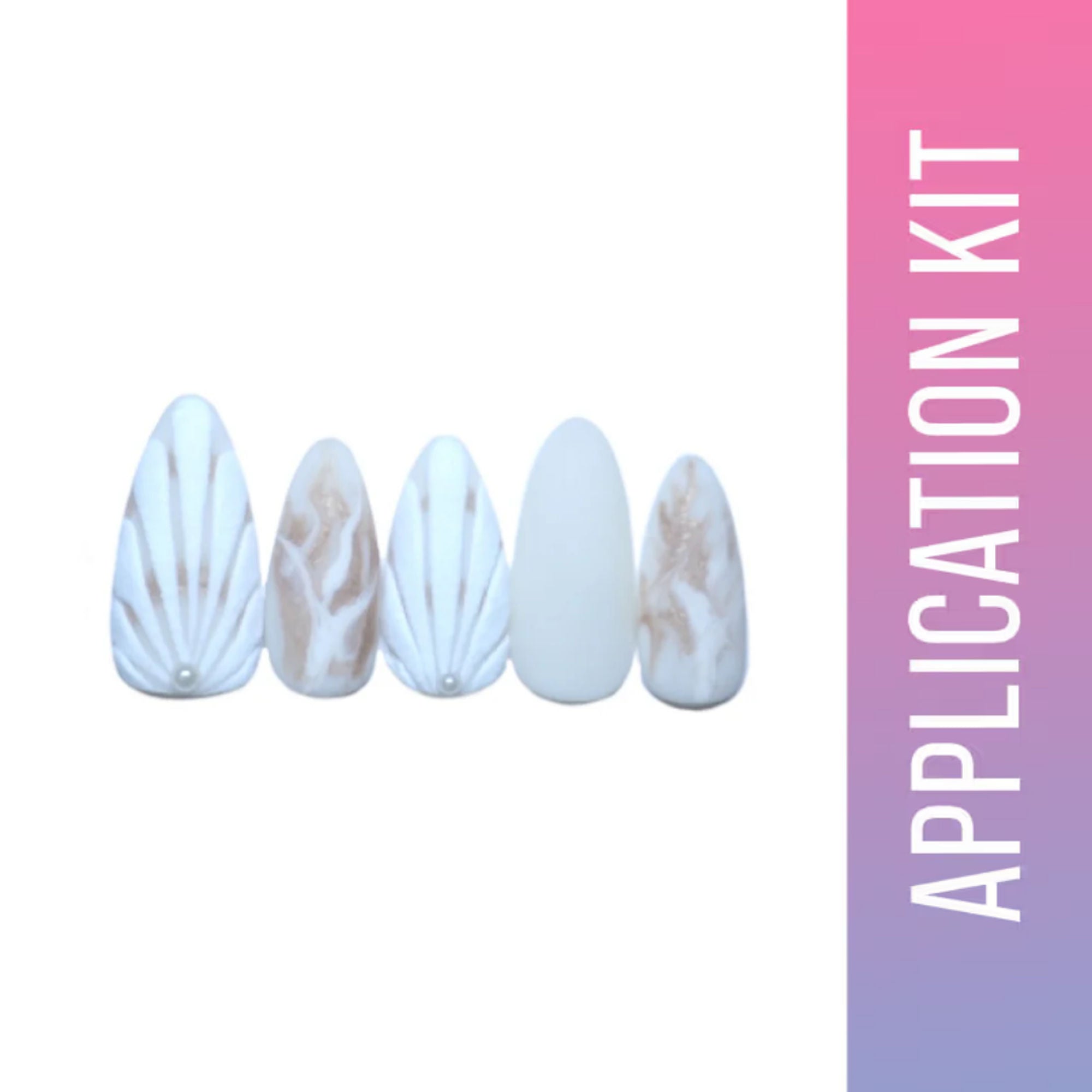 SOEZI Ariel Reusable Press On Nails - Application Kit