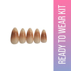 SOEZI Cafe Delight Reusable Press On Nails - Ready To Wear Kit