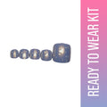 SOEZI Icey Spicy Toezi Reusable Press On Nails - Ready To Wear Kit