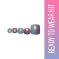 SOEZI Aurora Dreams Toezi Reusable Press On Nails - Ready To Wear Kit