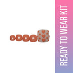 SOEZI Peachy Fuzz Toezi Reusable Press On Nails - Ready To Wear Kit