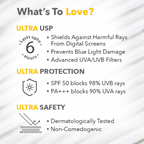 Nykaa SkinRX Ultra Defence Oil Free Sunscreen SPF 50 PA +++