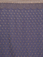 kasee Women Blue & Gold-Toned Floral Embroidered Art Silk Saree