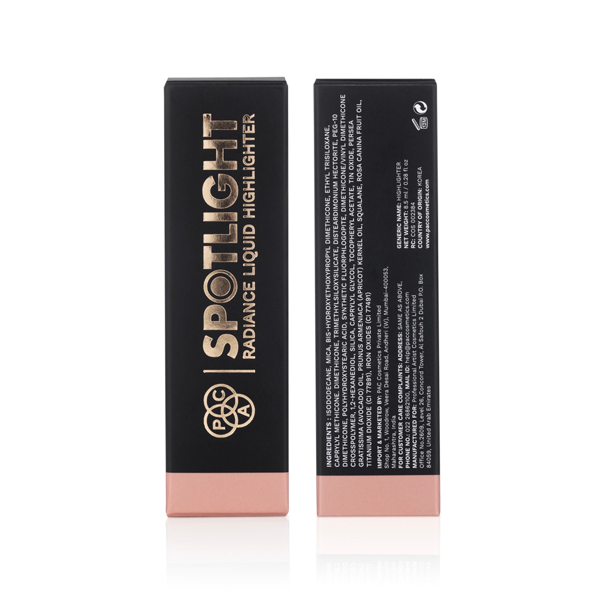 PAC Studio Spotlight Radiance Liquid Highlighter - Rose Gold