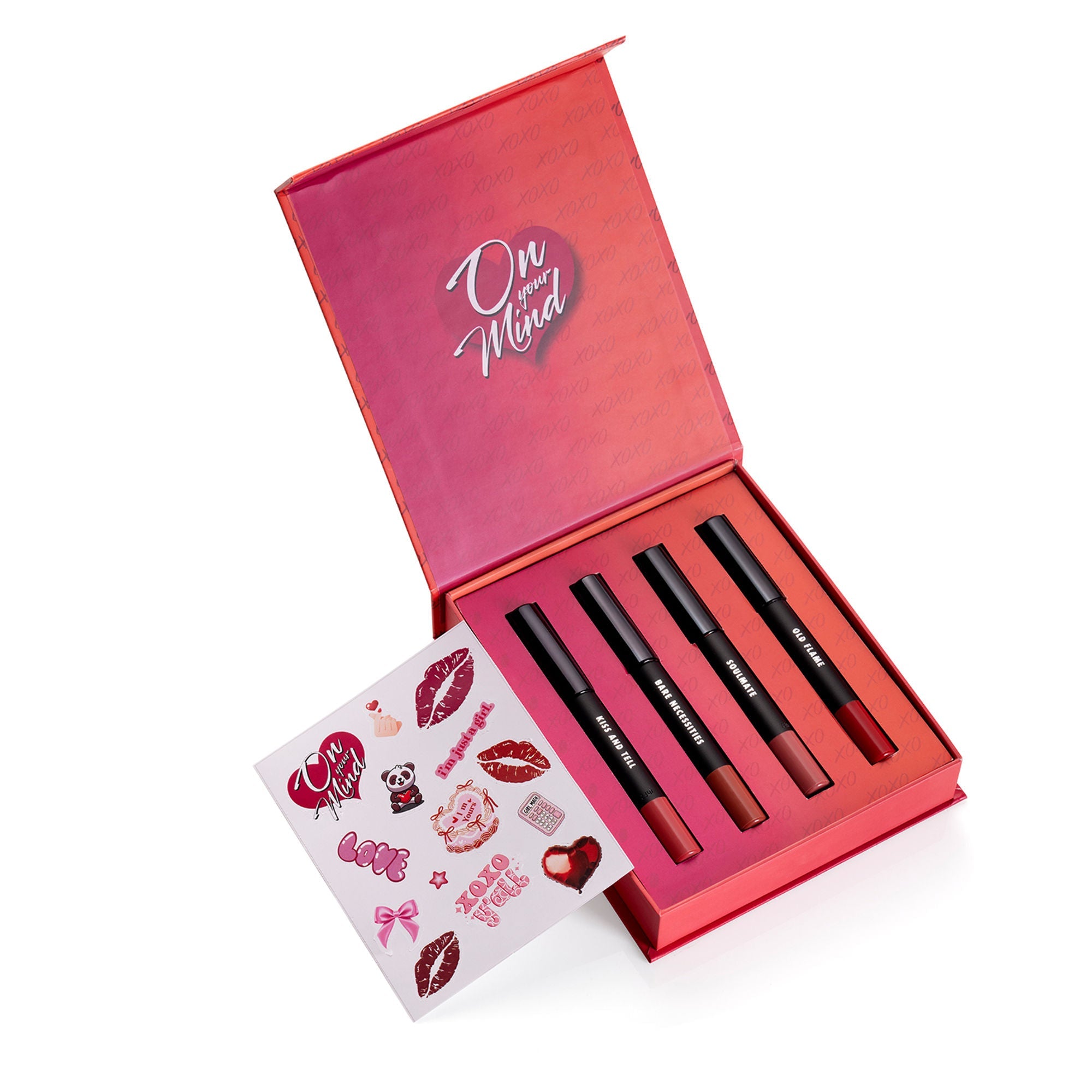 PAC Studio Xoxo Lip Crayon Kit - On Your Mind