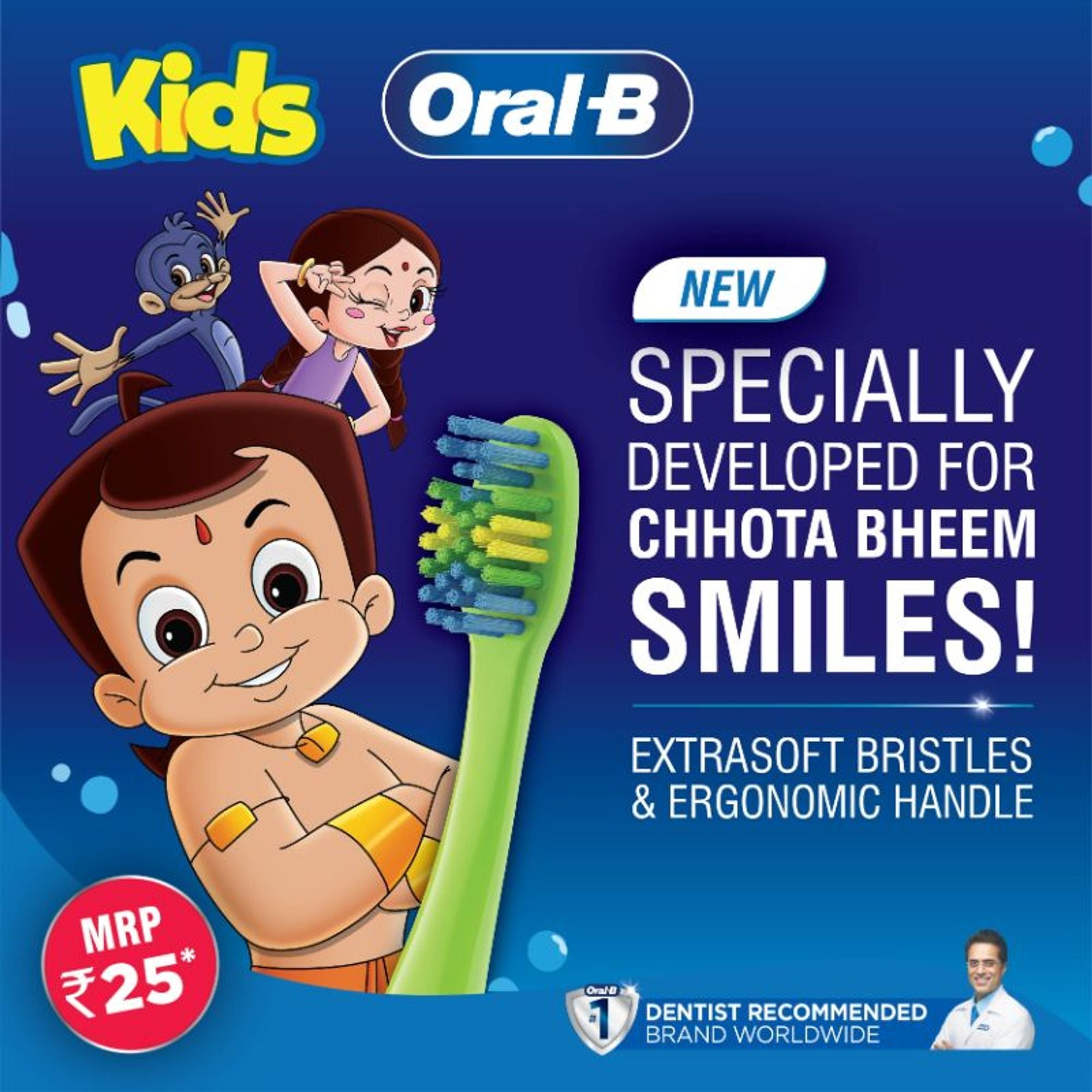 Oral-B Kids Toothbrush - Extra Soft (Pack of 3)