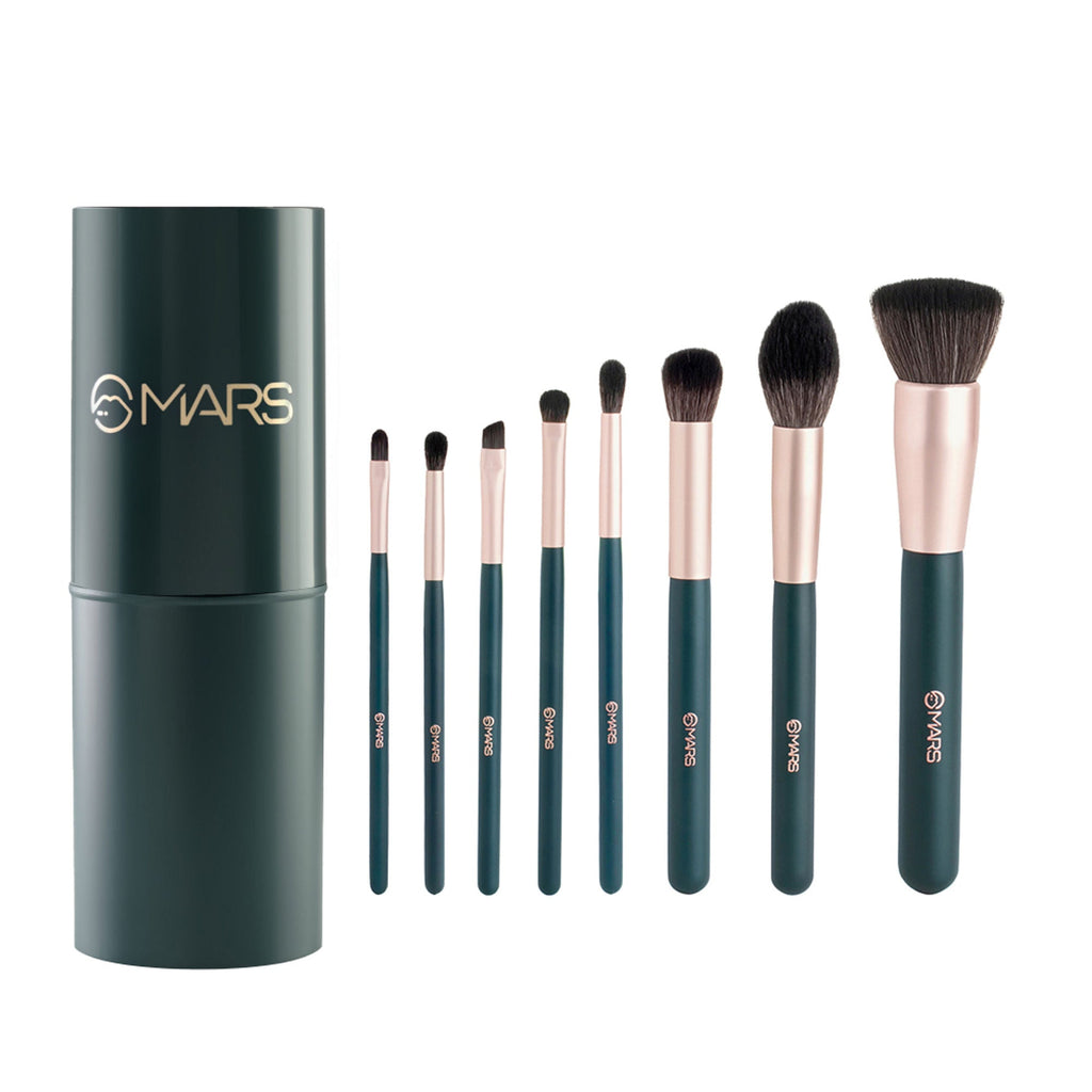MARS Cosmetics Tools Of Titan Brush With Holder - Pack Of 8