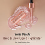 Swiss Beauty Drop and Glow Liquid Highlighter , Shimmer Shine , Dewy Finish - 02 Gold - Distacart