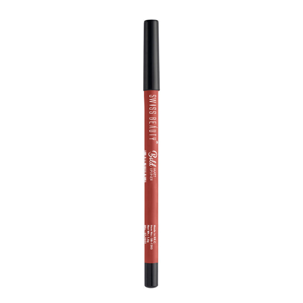 Swiss Beauty Bold Matt Lip Liner Pencil, Long-lasting , Matte Finish , Non-Drying - 14 Bobby Brown - Distacart