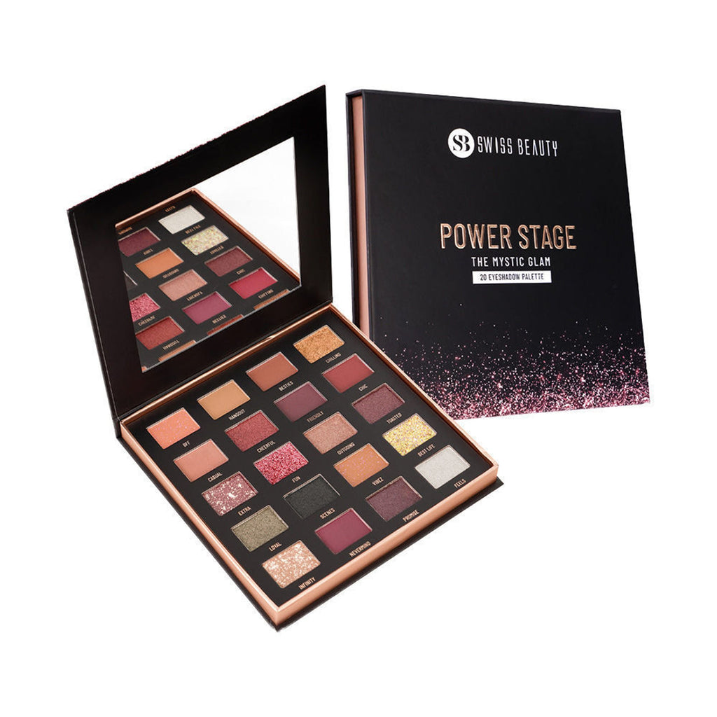 Swiss Beauty Power Stage Eyeshadow Palette - 01 Mystic Glam