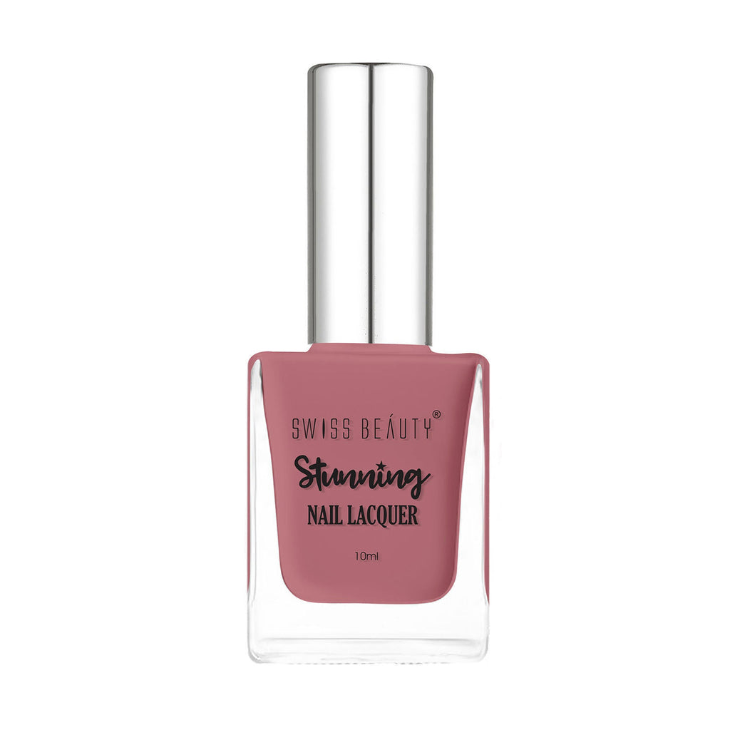 Swiss Beauty Stunning Nail Lacquer - 78 Deep Mauve - Distacart
