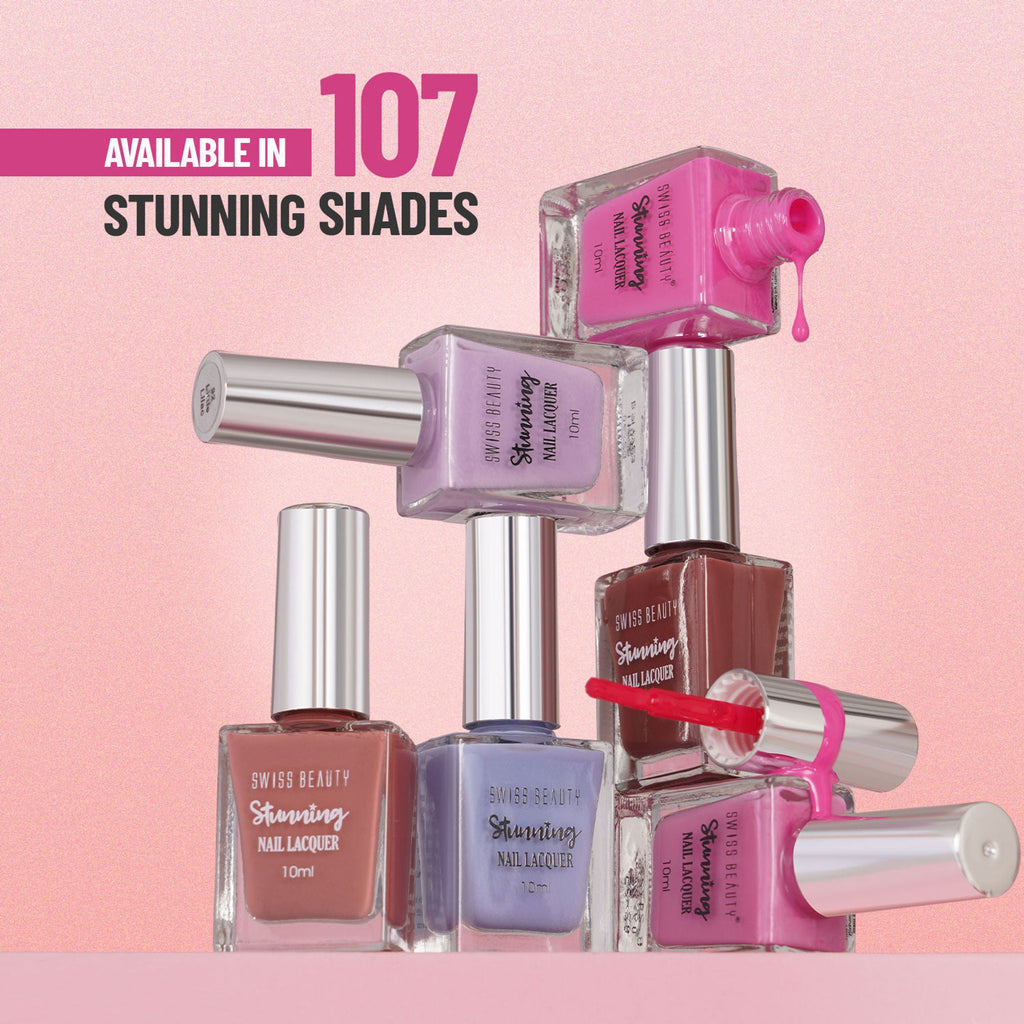 Swiss Beauty Stunning Nail Lacquer - 78 Deep Mauve - Distacart