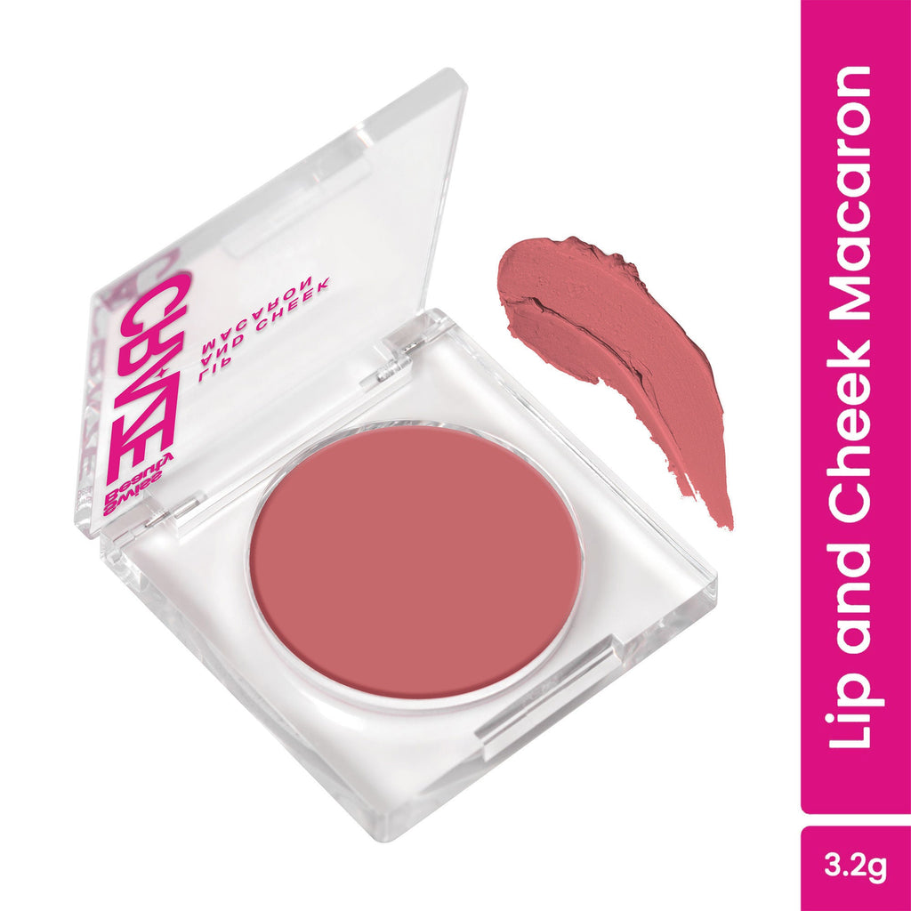 Swiss Beauty CRAZE Lip & Cheek Macaron With Vitamin E And Olive Oil - 04 Pink Jelly