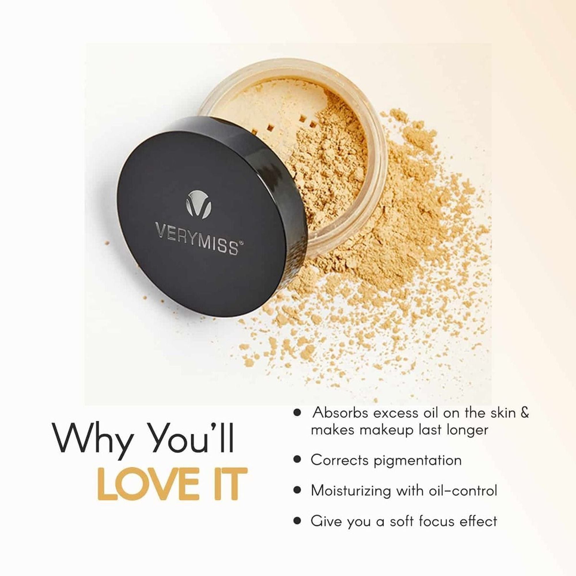 VERYMISS 8 To 8 Weightless Super Stay Banana Powder - 1