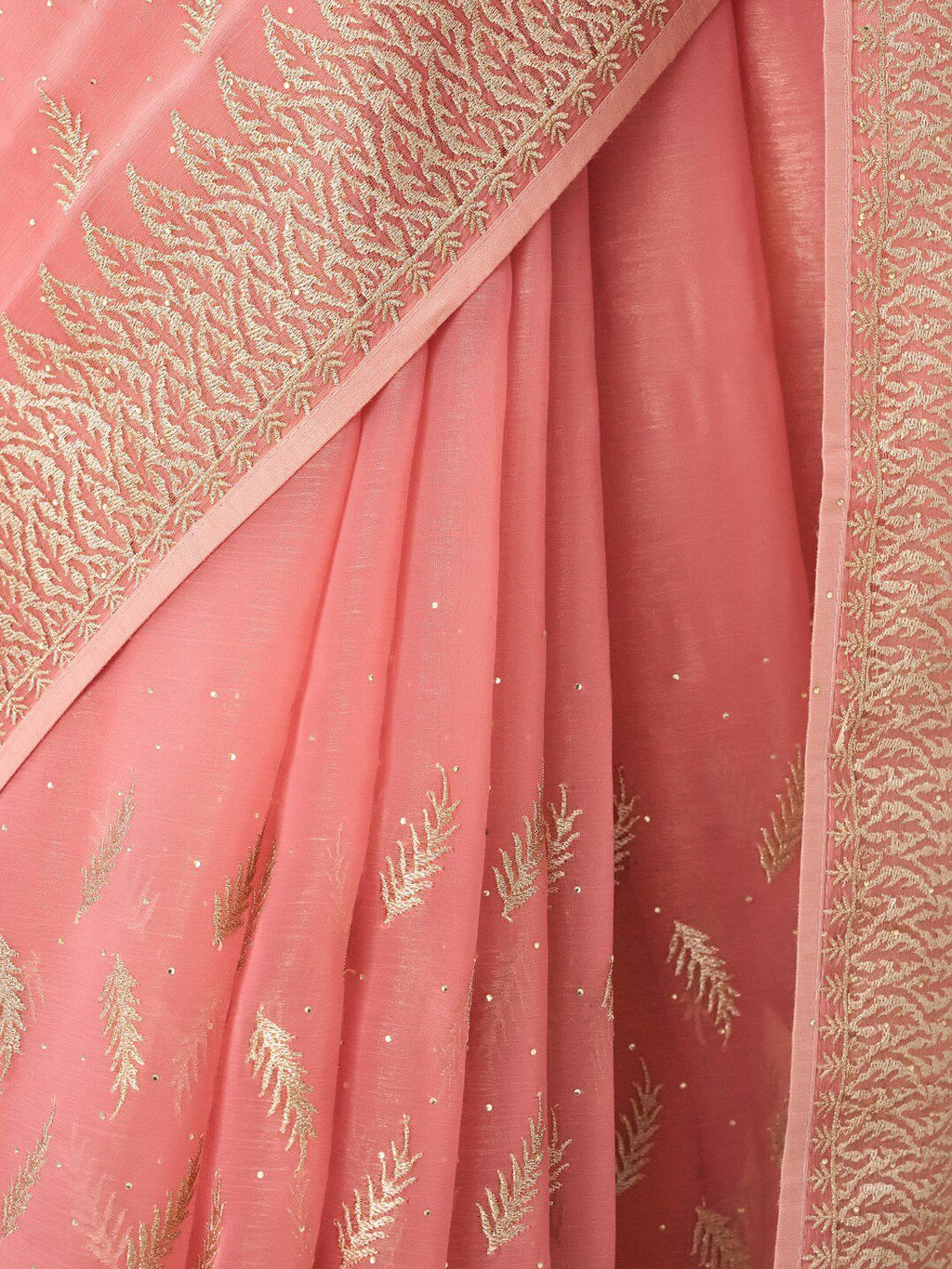kasee Floral Embroidered Saree With Blouse Piece - Distacart